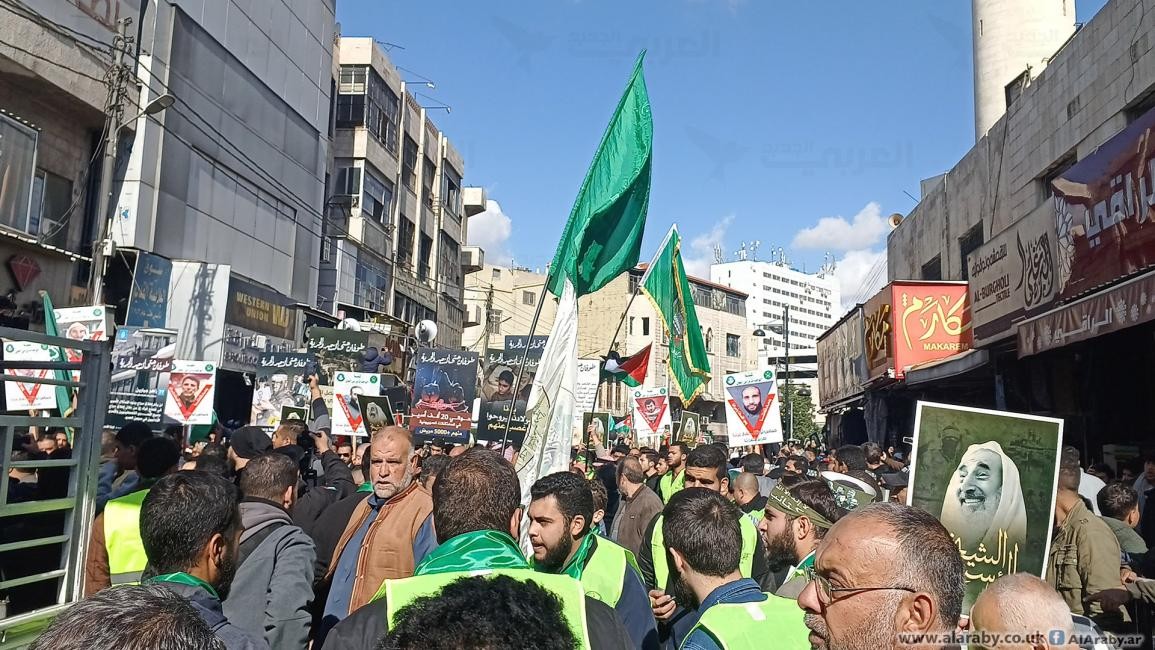 الأردن: مسيرة حاشدة دعماً للمقاومة في الذكرى 37 لانطلاق حركة حماس