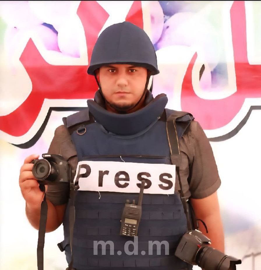 استشهاد الصحفي حسان أبو وردة وعدد من أفراد عائلته في قصف إسرائيلي على جباليا