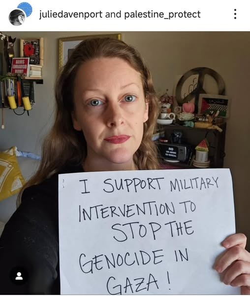 نشطاء أجانب يطلقون حملة تدعو للتدخل العسكري لوقف العدوان على غزة