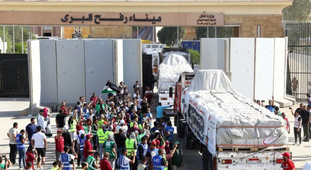 شحبير: توزيع المساعدات مرهون بضبط الأمن ومنع السطو عليها