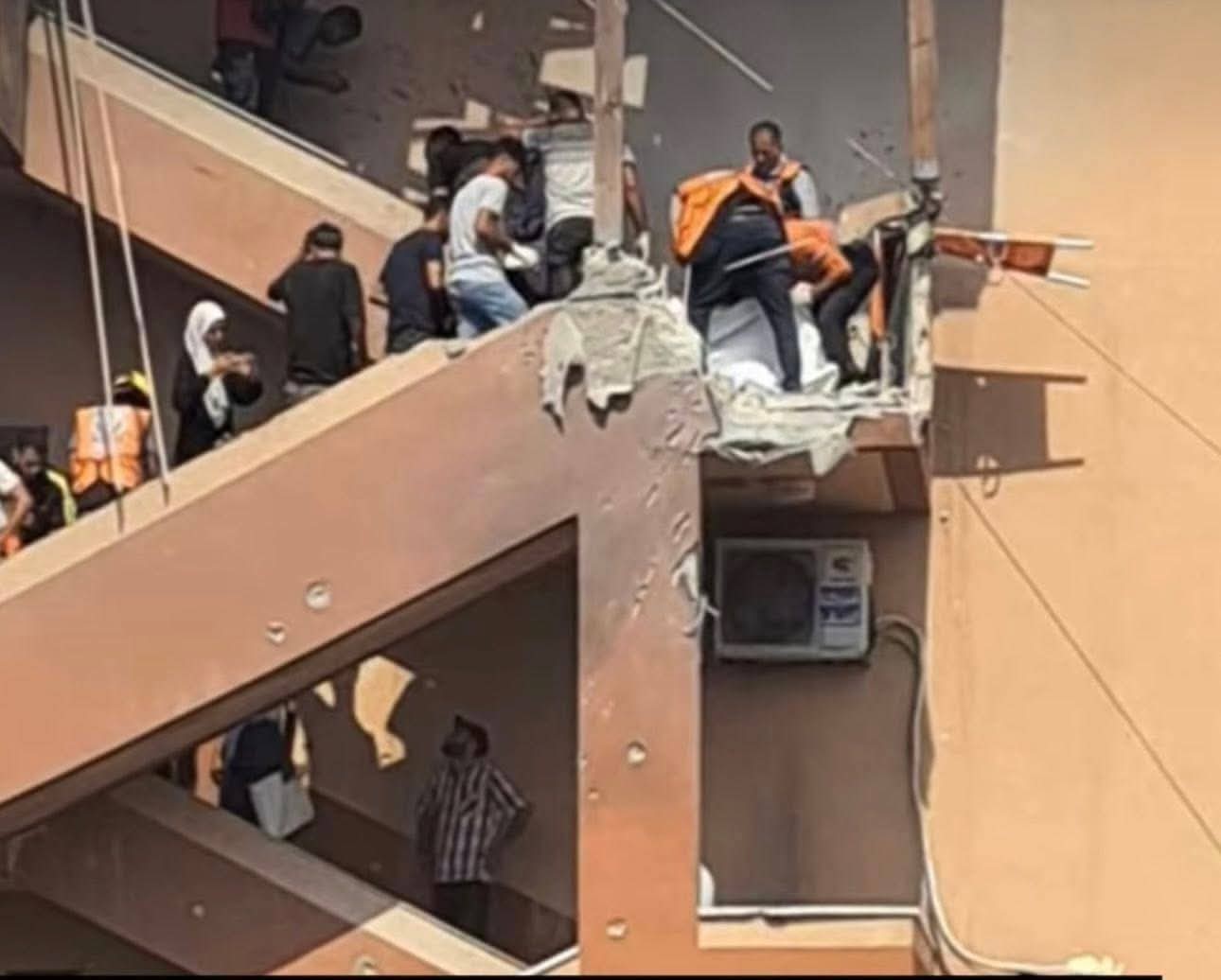 ما قبل القصف بدقائق