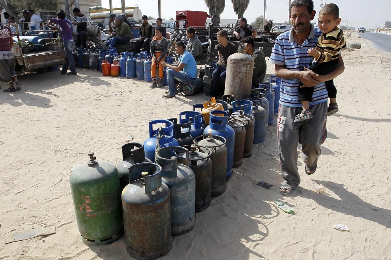غزة تتلقى 16% فقط من احتياج الغاز منذ وقف إطلاق النار