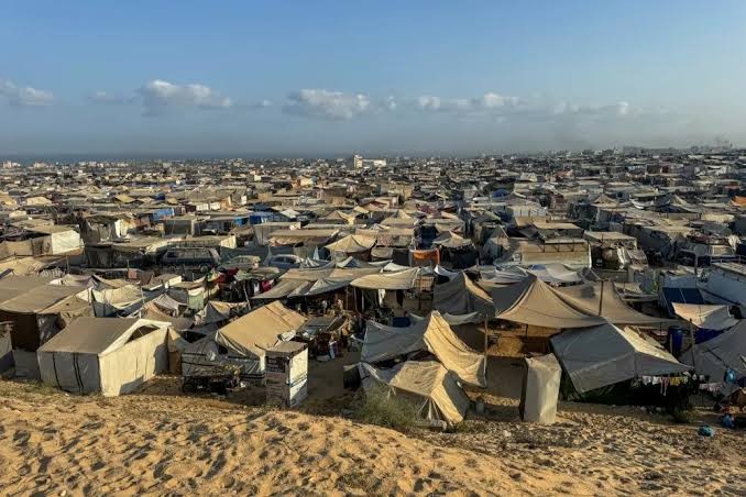 صور لخيام النازحين في غزة