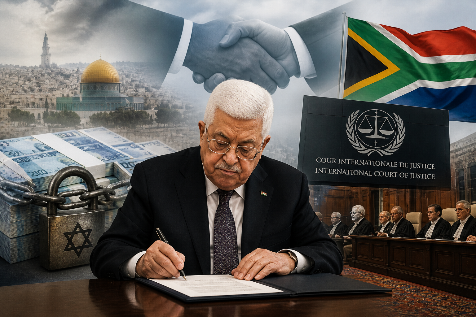 رئيس السلطة الفلسطينية محمود عباس