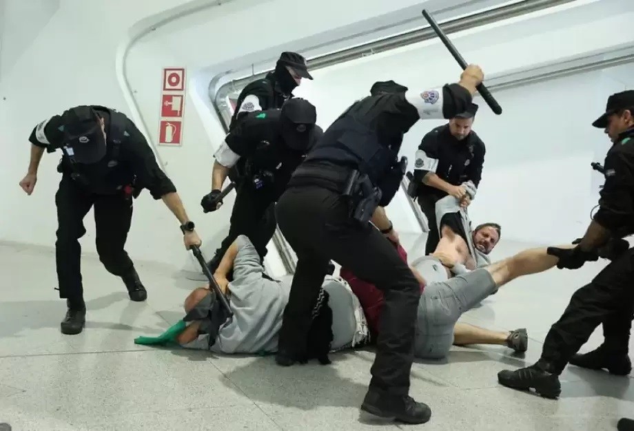 صورة لقمع مستقبلي "أسطول الصمود"