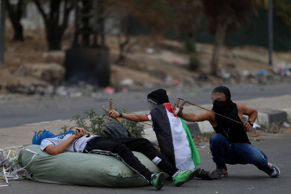 صورة من المواجهات بالضفة