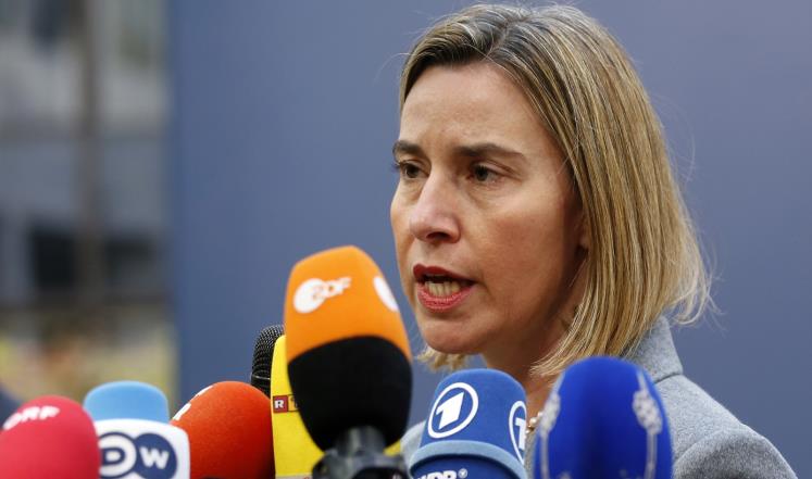 مسؤولة السياسة الخارجية للاتحاد الأوروبي فيديريكا موغيريني أعلنت دعمها للمبادرة الكويتية