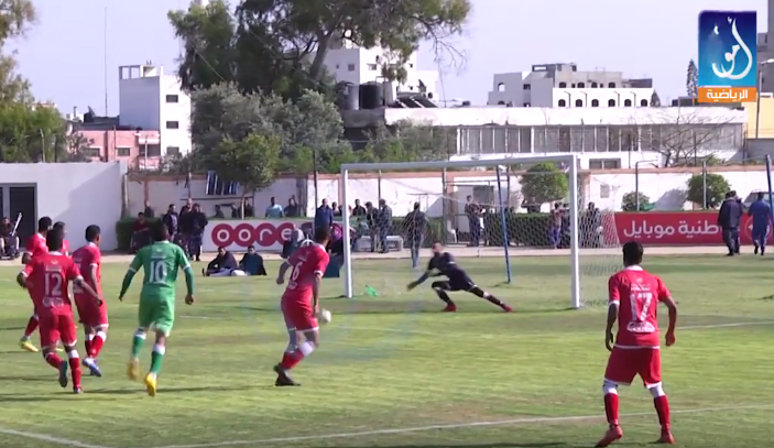 جانب من المباراة