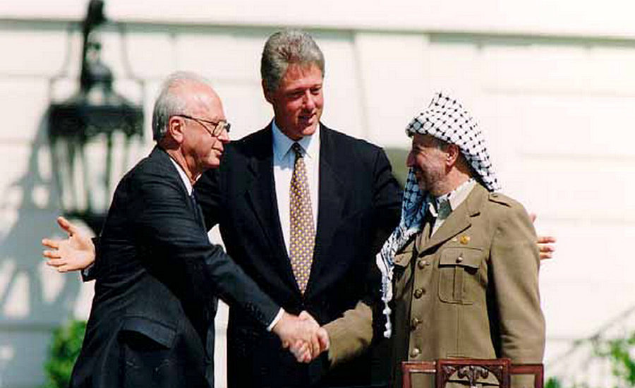 توقيع اتفاقية أوسلو (الأرشيف)