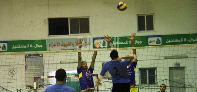 جانب من مباراة شباب جباليا والأمل
