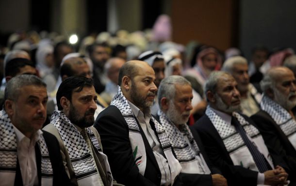 قيادات حماس والجهاد خلال لقاء بغزة