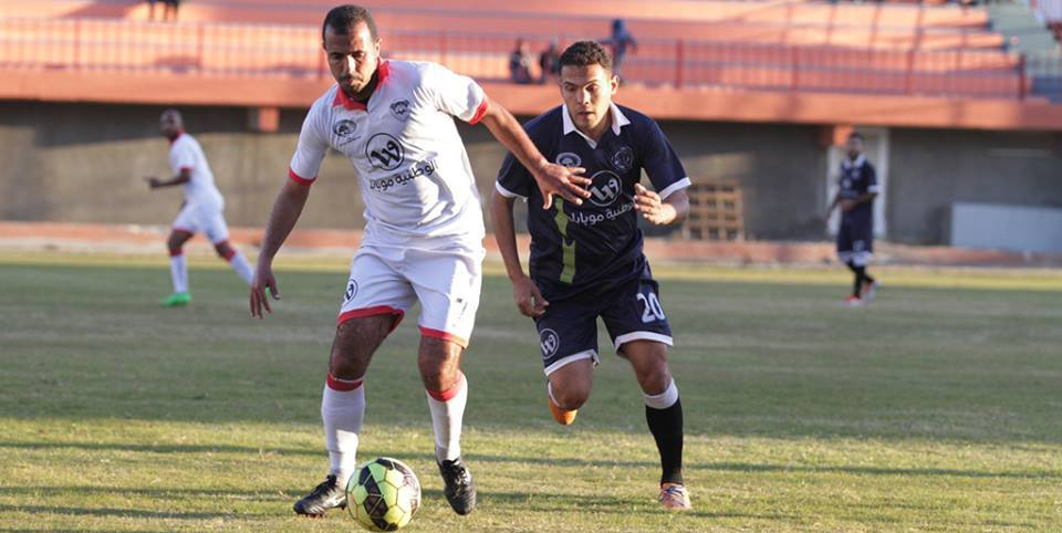 جانب من مباراة غزة الرياضي والهلال