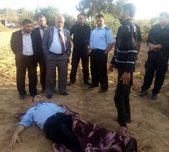 قاتل "العالول" يمثل مسرح جريمته