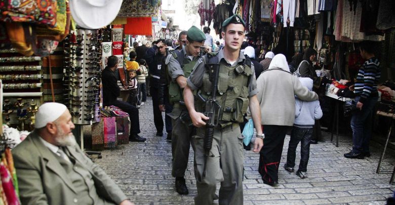 قوات الاحتلال في أسواق القدس
