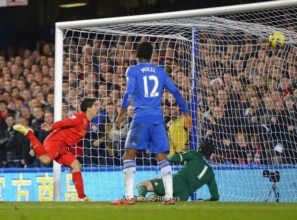 سواريز يسجل هدف التعادل لليفربول