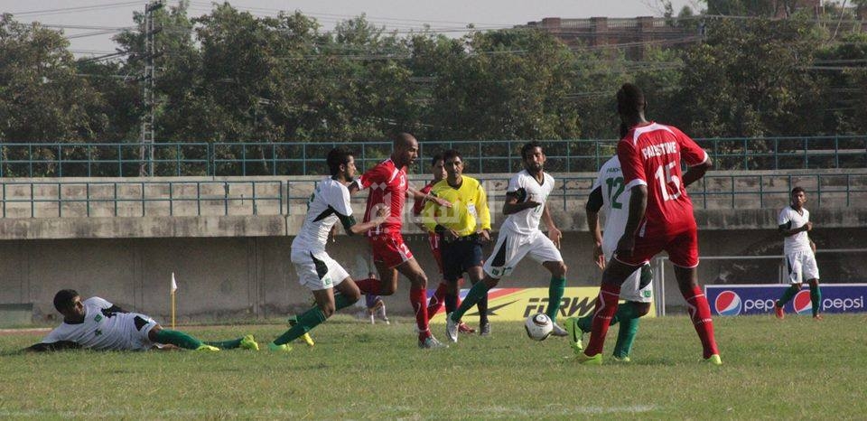 جانب من المباراة