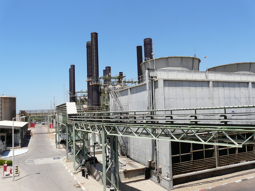 محطة توليد الكهرباء بغزة