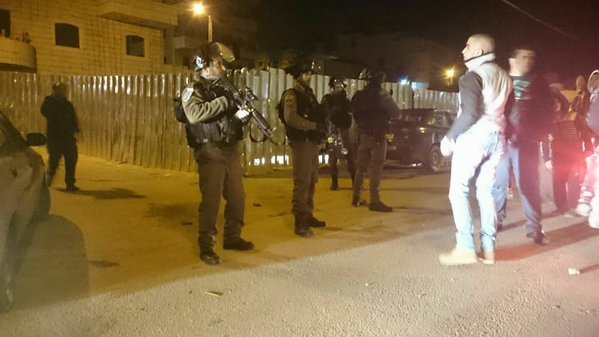 خلال اقتحام الاحتلال لمنزل الشهيد سكافي