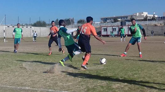 جانب من المباراة