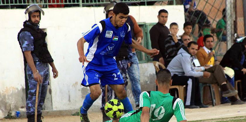 جانب من المباراة