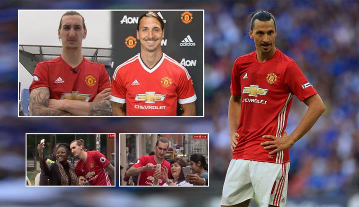 شبيه إبراهيموفيتش يشعل شوارع مانشستر