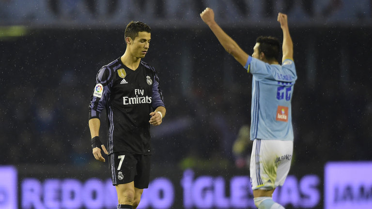 من مبارة تعادل مدريد مع سيلتا فيغو آمس