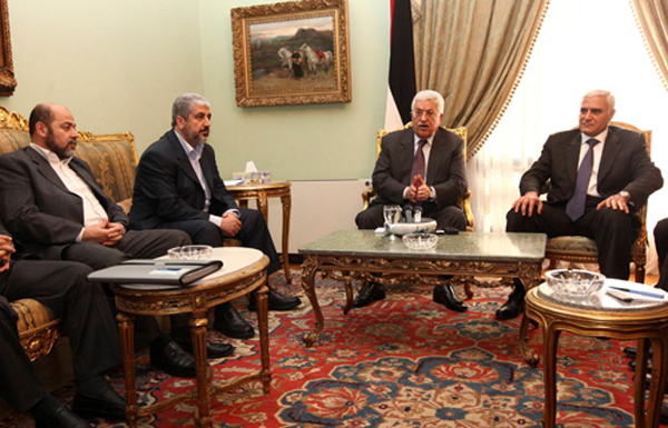 احد اجتماعات المصالحة الفلسطينية بمصر (أرشيف)