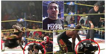 موت مصارع مكسيكي بالحلبة