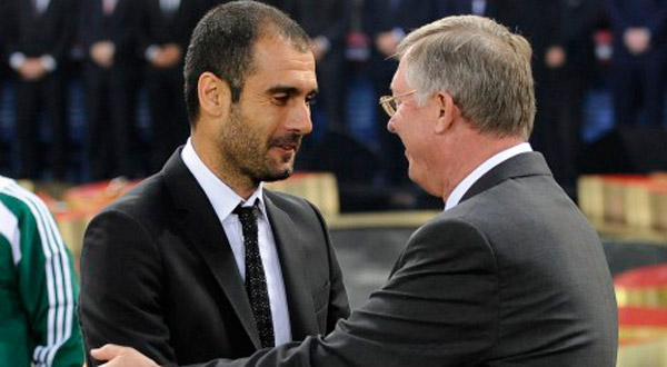 فيرغسون بجانب غوارديولا 