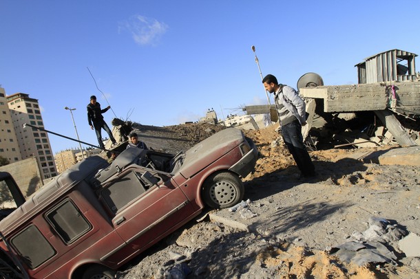 اثار العدوان "الإسرائيلي" على غزة