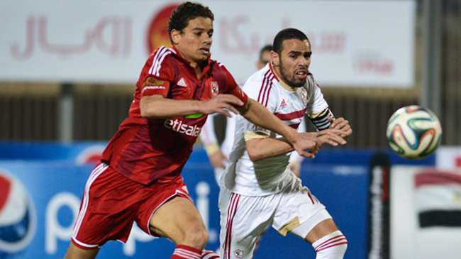 جانب من إحدى مباريات الدوري المصري