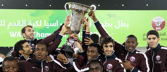 منتخب قطر بطل غرب آسيا