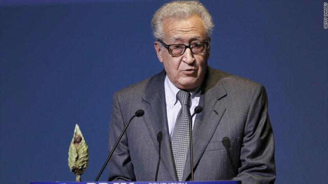  المبعوث الدولي للسلام في سوريا الأخضر الإبراهيمي(أرشيف)