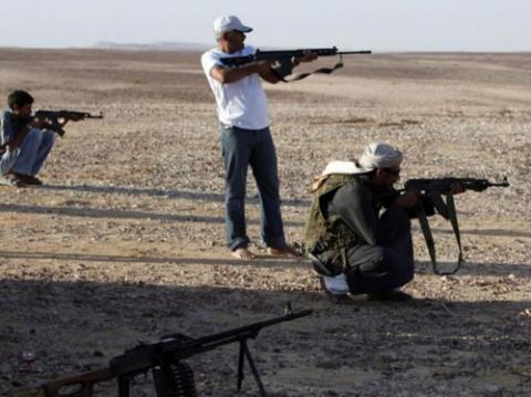 مسلحين في العريش (أرشيف)