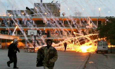 استخدام الفسفور اثناء الحرب على غزة في 2008