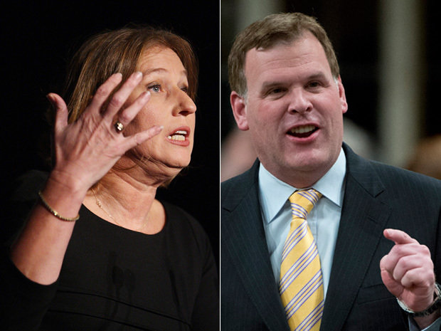 وزير الخارجية الكندي ووزيرة العدل "الإسرائيلية" تسيبي ليفني 