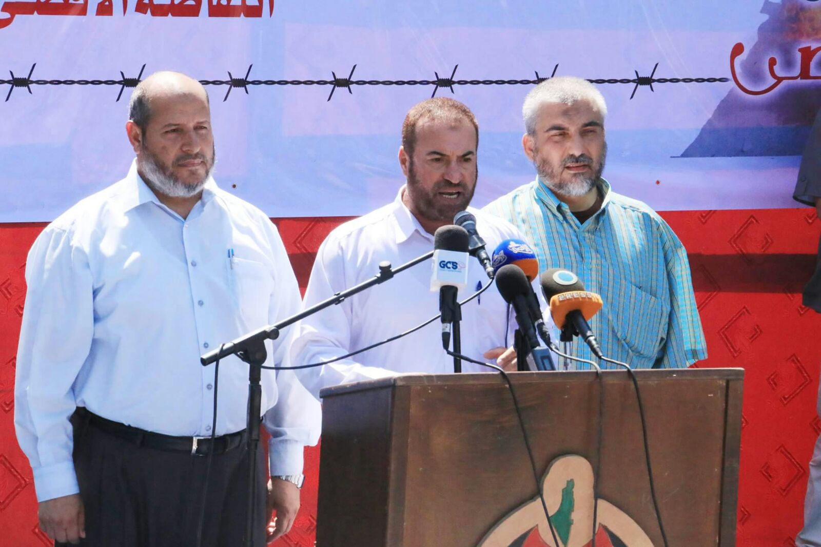 عضو القيادة السياسية لحركة حماس فتحي حماس (صورة أرشيفية)