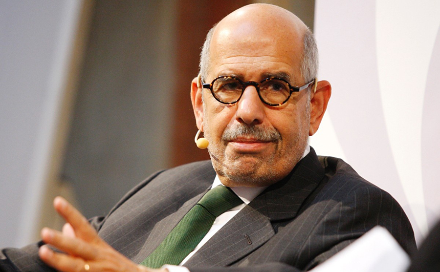 محمد البرادعي نائب الرئيس المصري المؤقت (الأرشيف)