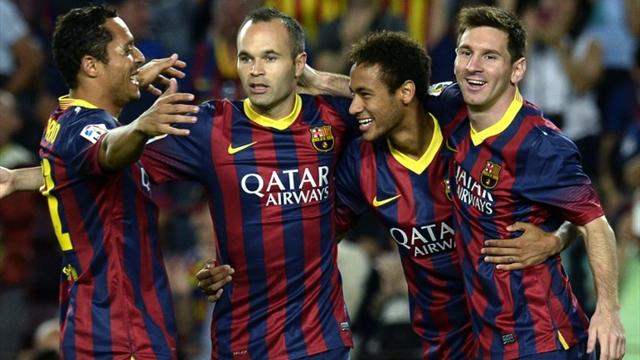 لاعبو برشلونة