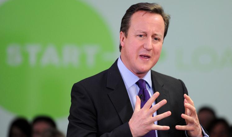 رئيس الوزراء البريطاني "ديفيد كاميرون"