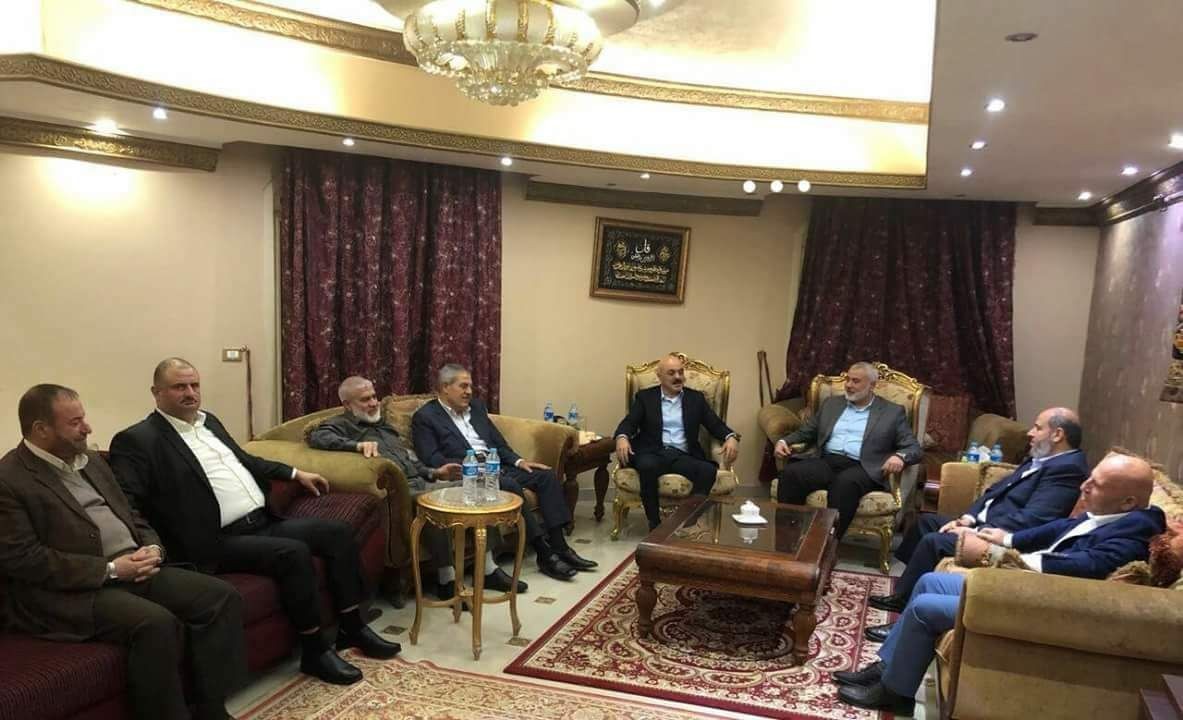 لقاء هنية مع التيار الإصلاحي لحركة فتح