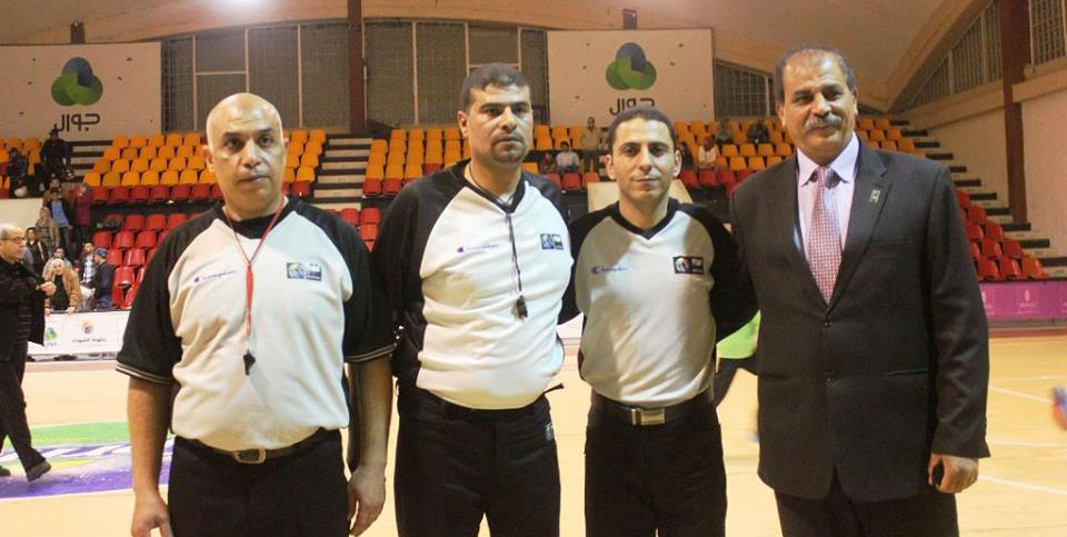 من اليمين: أبو سليم, وحكم ضفاوي, حمدان, وقفة