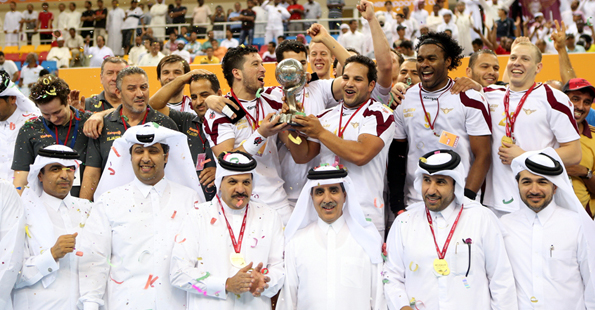 الجيش بطلا لكأس قطر