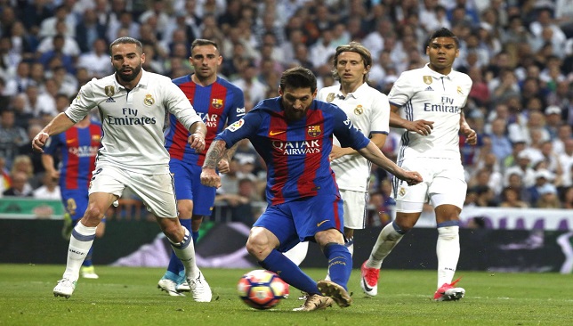 جانب من مباراة سابقة بين برشلونة وريال مدريد