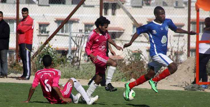 جانب من المباراة