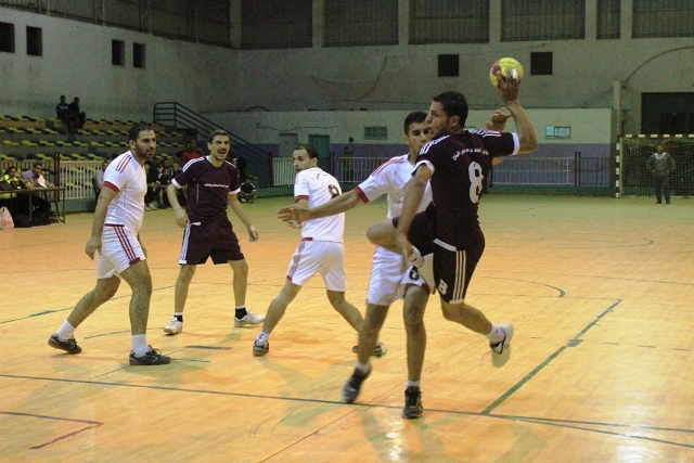 جانب من أحد مباريات دوري اليد