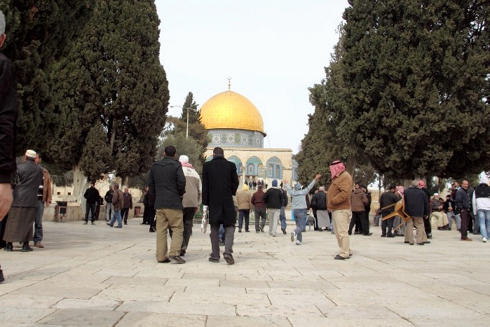 المرابطون بالمسجد الأقصى (الأرشيف)
