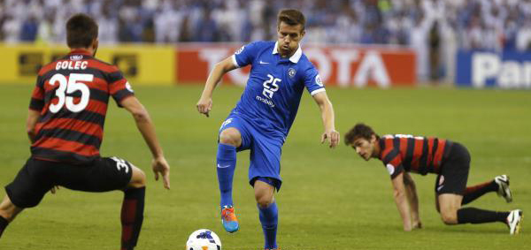 جانب من المباراة