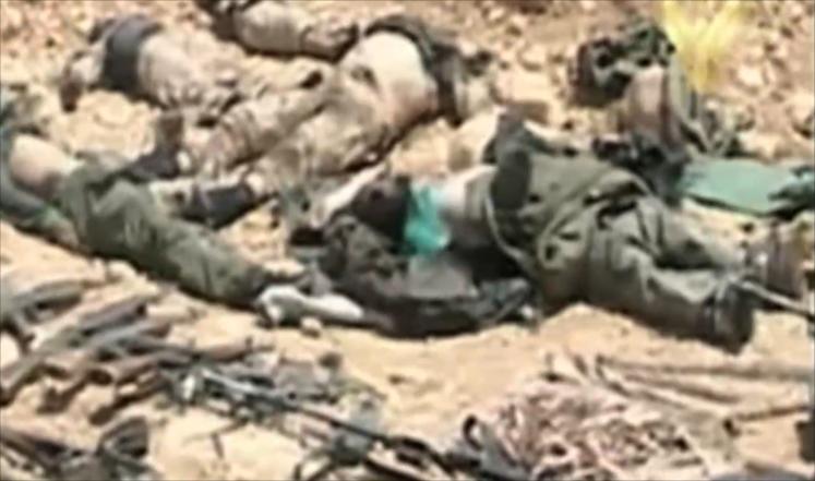 صور عرضتها قناة المنار تقول إنها تعود لقتلى تنظيم الدولة