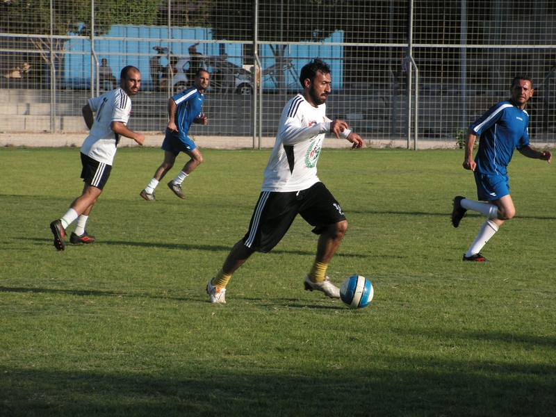 جانب من المباراة التضامنية مع الأسرى